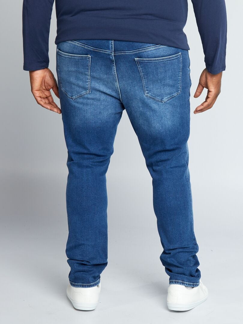 Vaquero slim con 5 bolsillos - L32 AZUL - Kiabi
