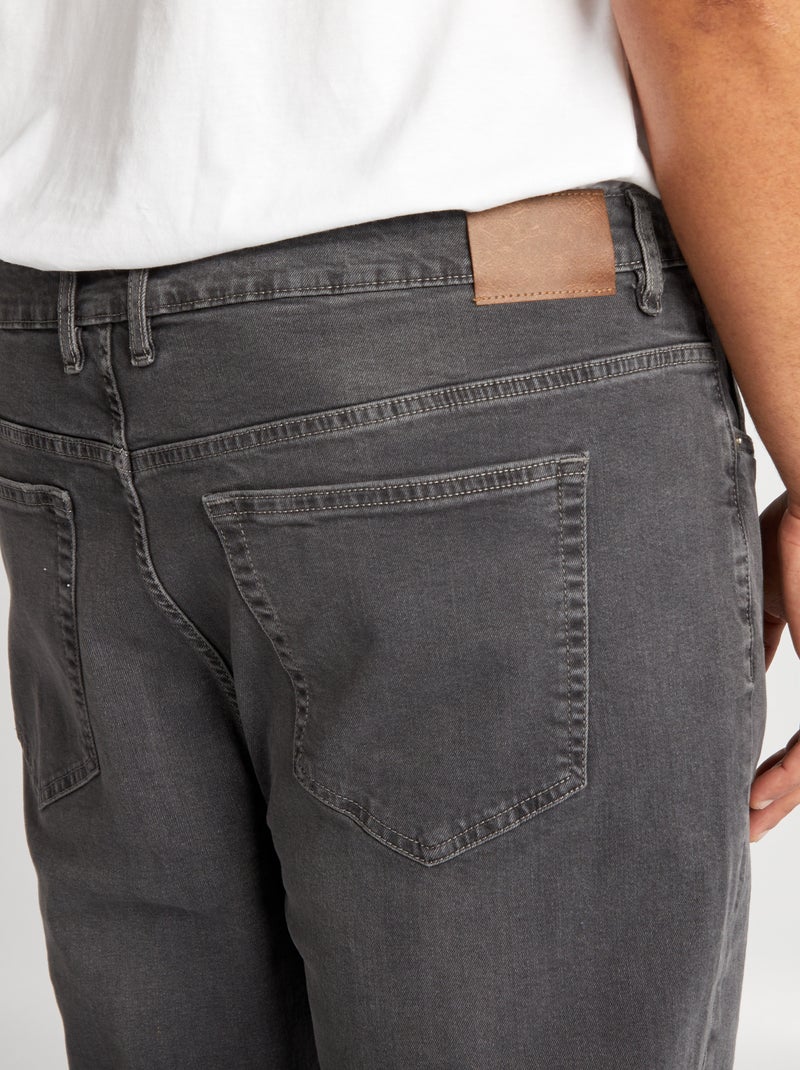 Vaquero slim con 5 bolsillos - L32 GRIS - Kiabi