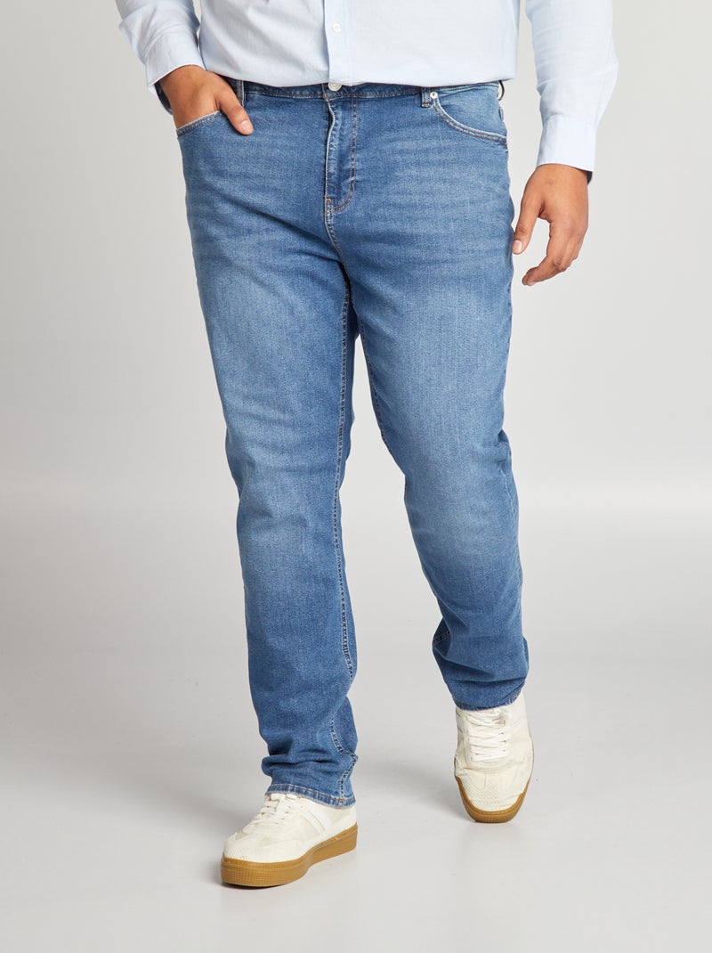 Vaquero slim con 5 bolsillos - L34 AZUL - Kiabi