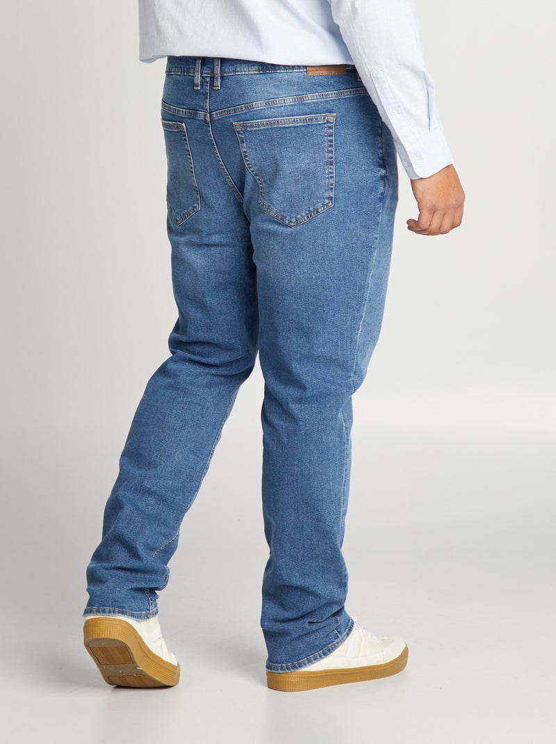 Vaquero slim con 5 bolsillos - L34 AZUL - Kiabi