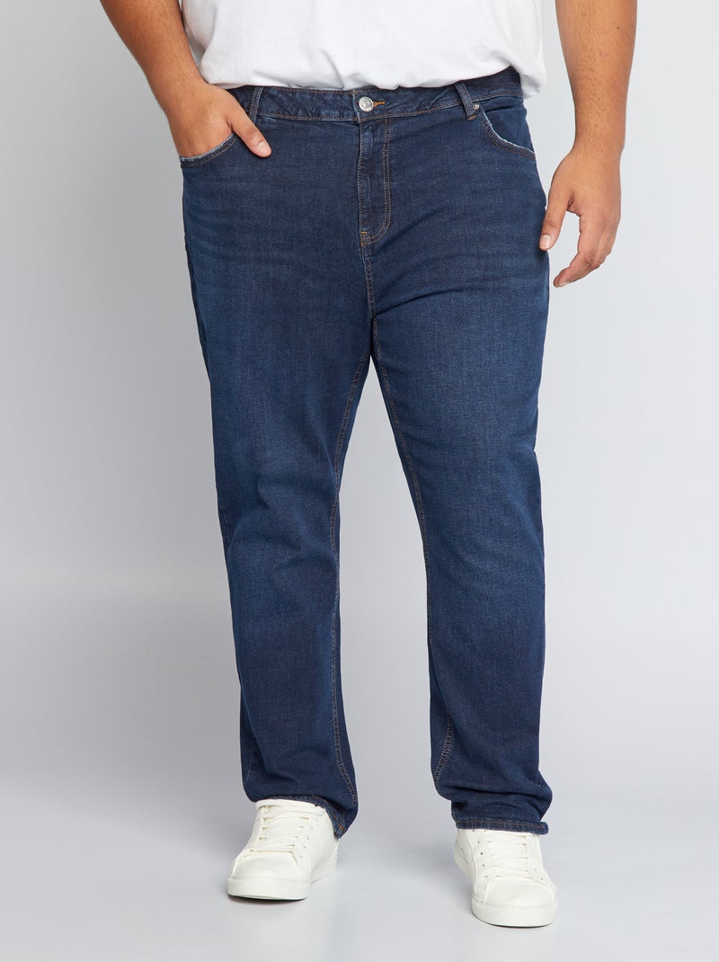 Vaquero slim con 5 bolsillos - L34 AZUL - Kiabi