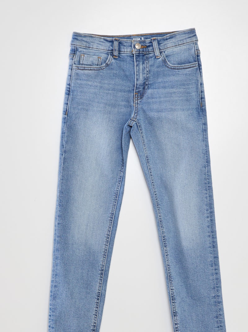 Vaquero slim con 5 bolsillos - L34 AZUL - Kiabi