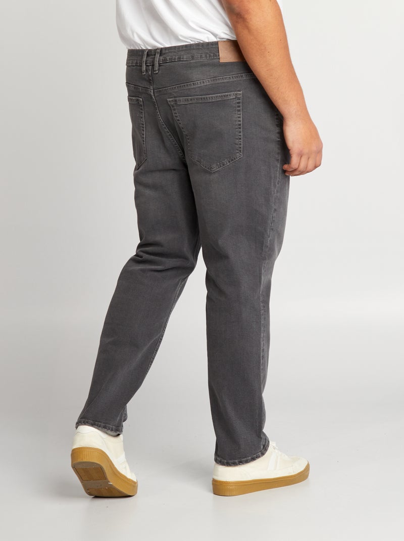 Vaquero slim con 5 bolsillos - L34 GRIS - Kiabi