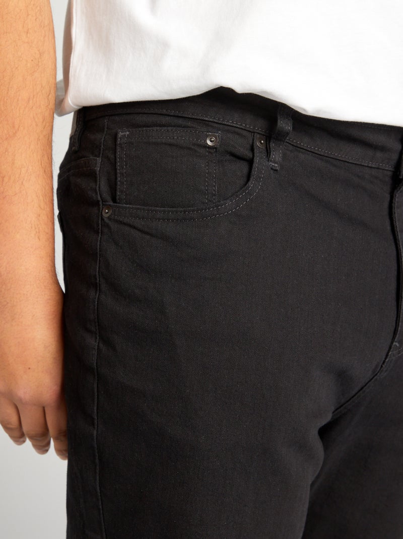 Vaquero slim con 5 bolsillos - L34 NEGRO - Kiabi