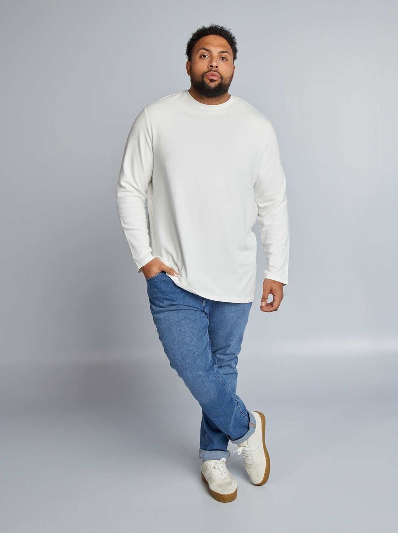 Vaquero slim con 5 bolsillos AZUL - Kiabi