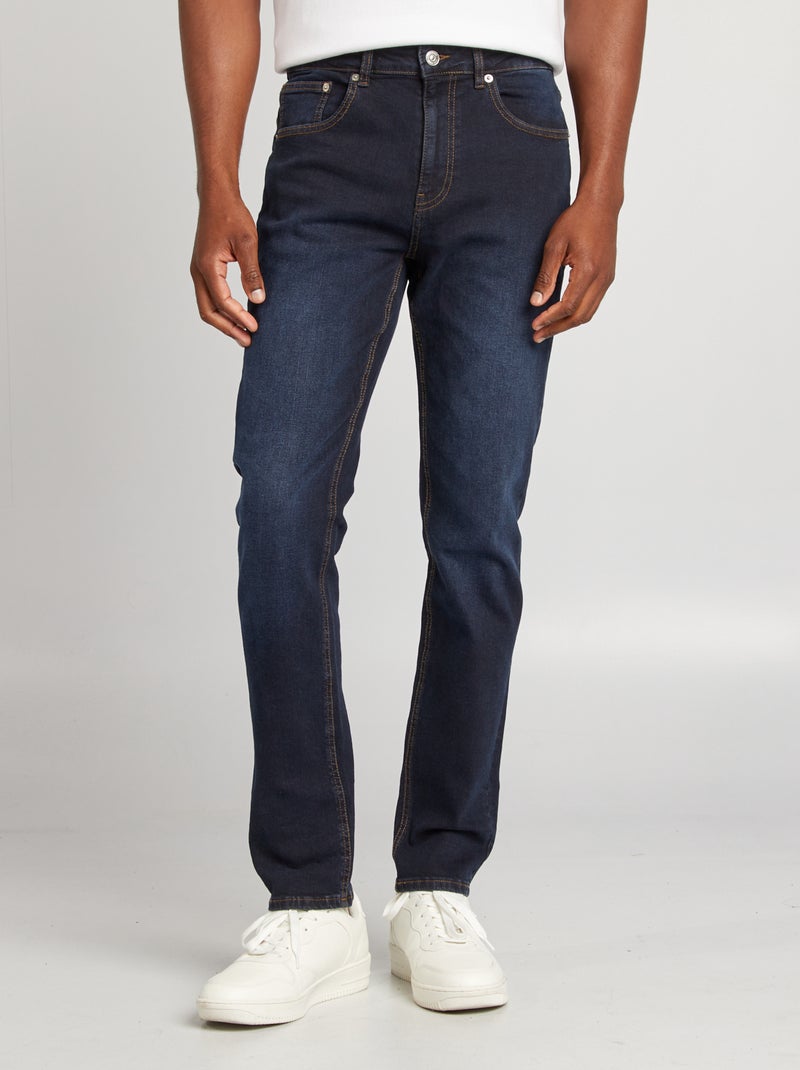 Vaquero slim con 5 bolsillos - L34 AZUL - Kiabi