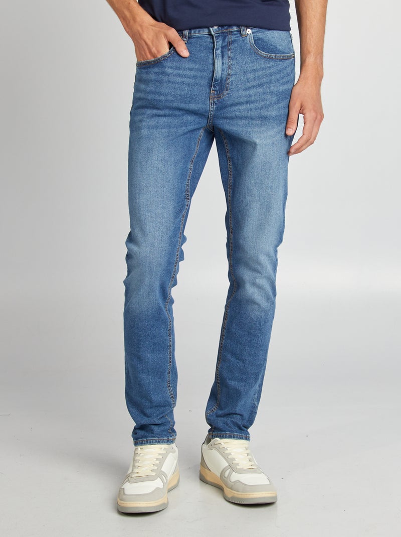 Enzo - Vaqueros Para Hombre Con Cinturón Lavado A La Piedra. 32W X
