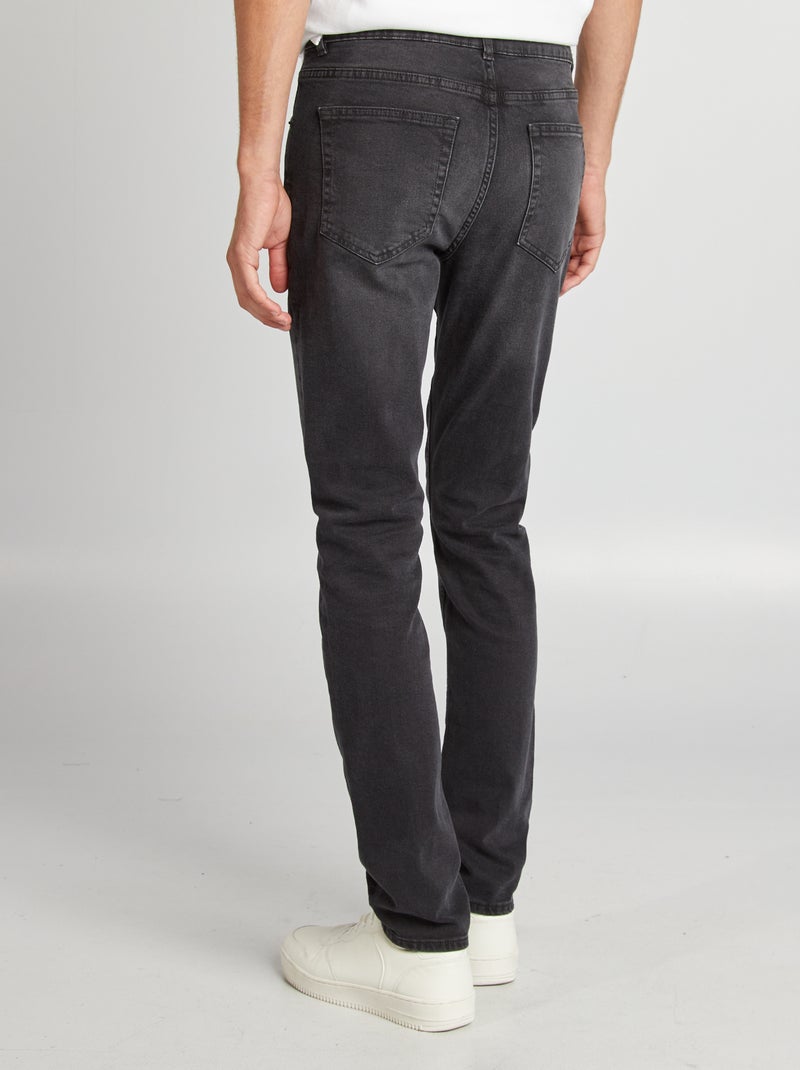 Vaquero slim con 5 bolsillos - L34 GRIS - Kiabi