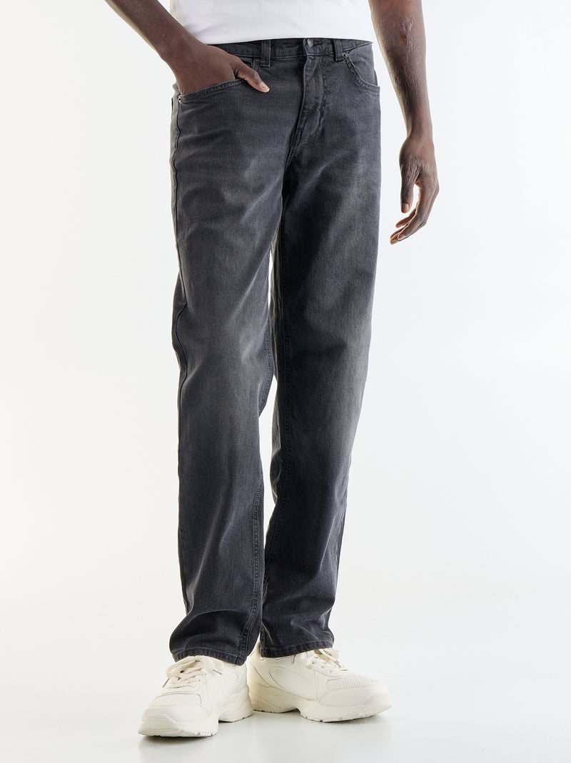 Vaquero slim con 5 bolsillos - L34 Negro - Kiabi