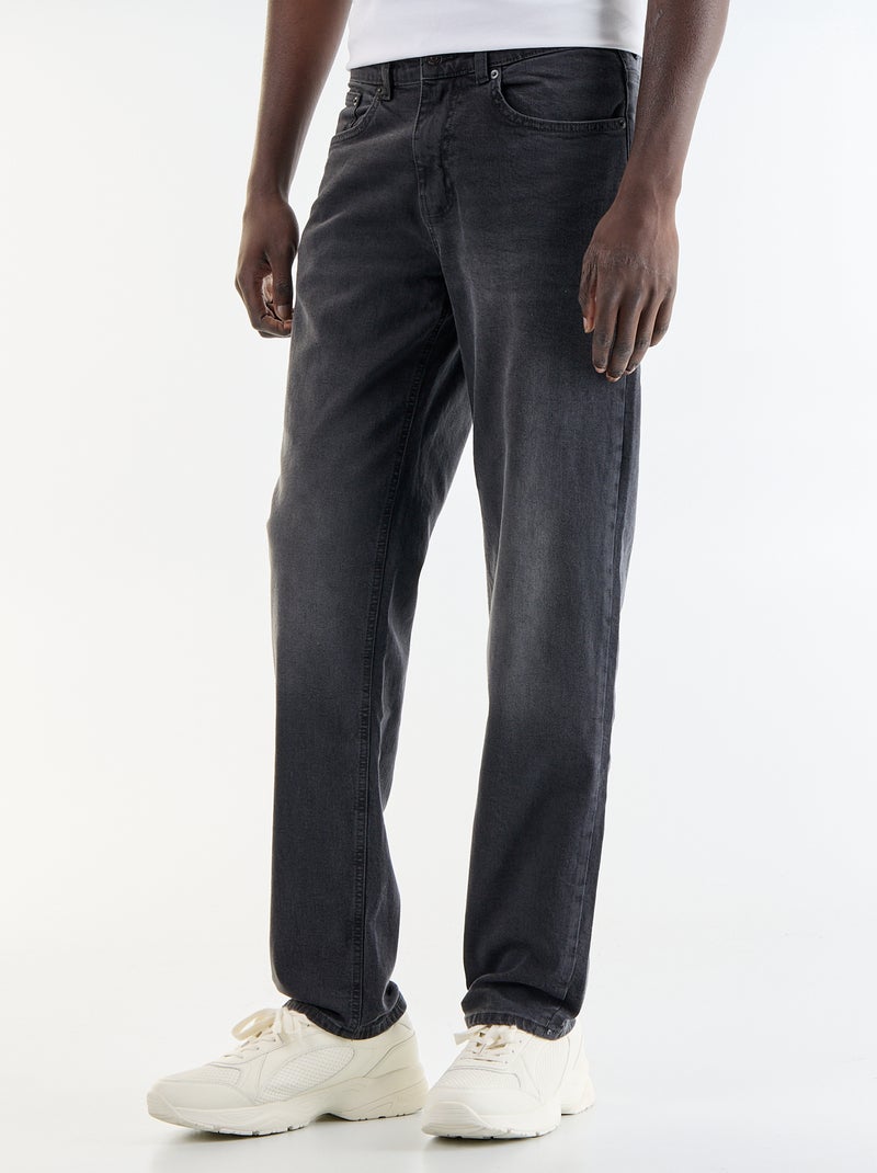 Vaquero slim con 5 bolsillos - L34 Negro - Kiabi