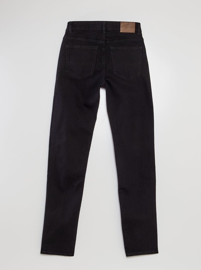 Vaquero slim con 5 bolsillos - L34 NEGRO - Kiabi