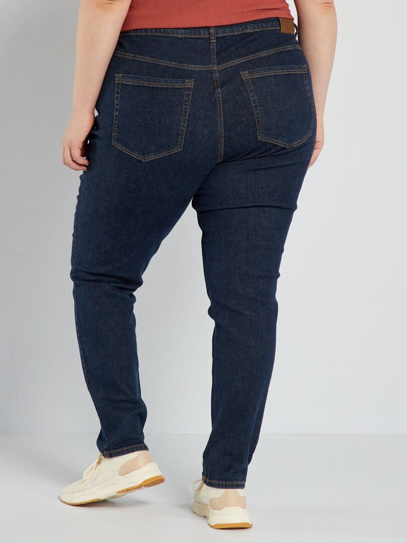 Vaquero slim de talle alto - L32 AZUL - Kiabi