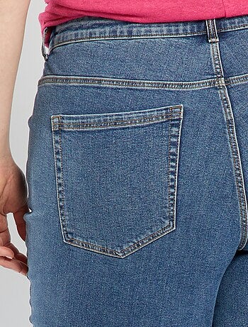 Vaquero slim de talle alto - L32