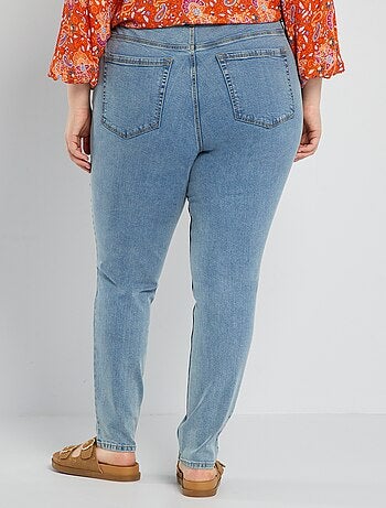 Vaquero slim de talle alto - L32