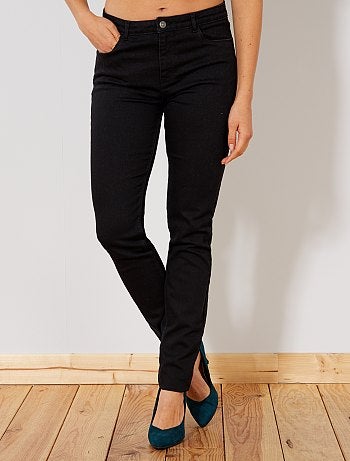 Vaquero slim de talle muy alto - Largo US32 - Kiabi