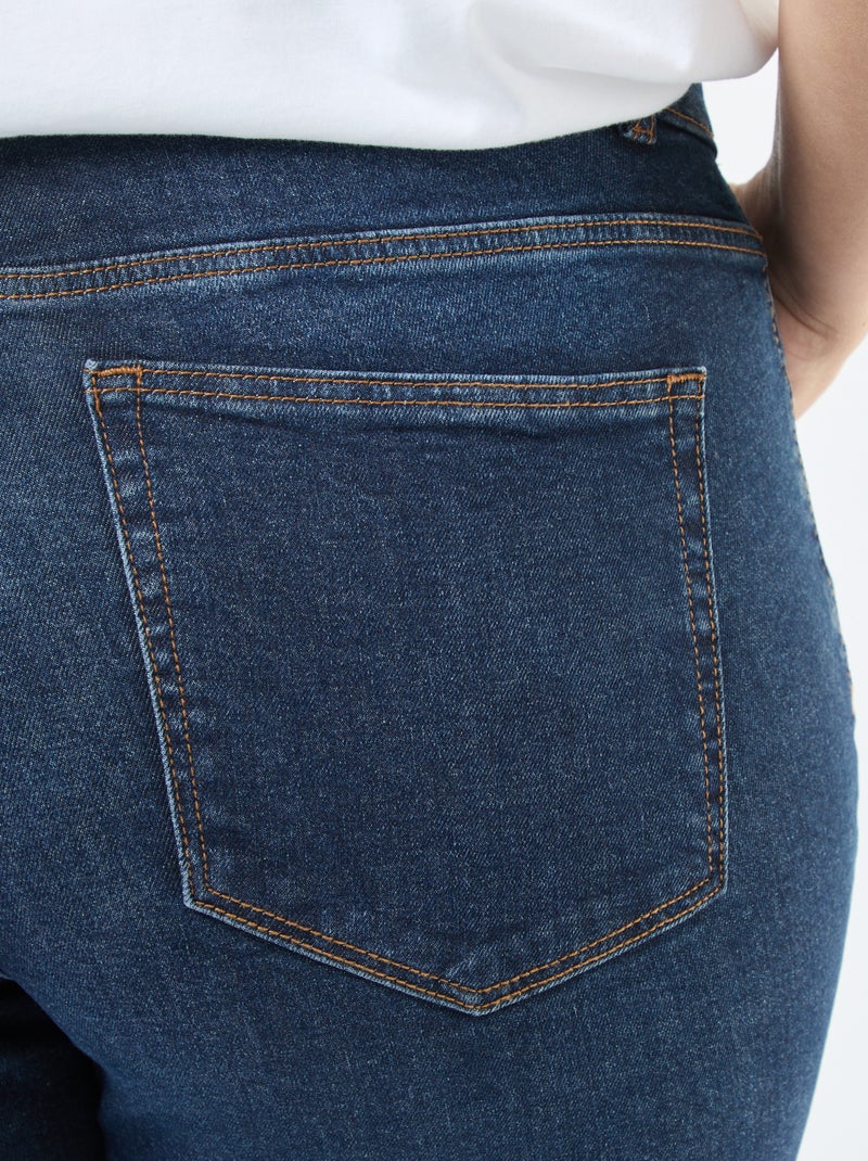 Vaquero slim de tiro alto - L28 AZUL - Kiabi