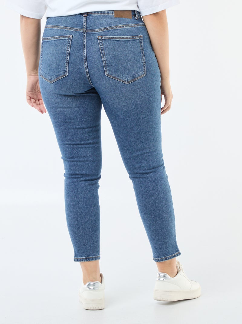 Vaquero slim de tiro alto - L28 AZUL - Kiabi