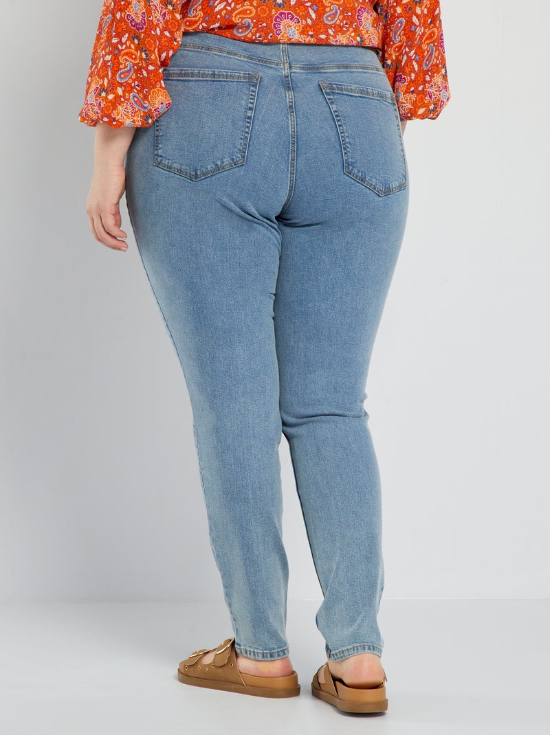 Vaquero slim de tiro alto - L28 Azul - Kiabi