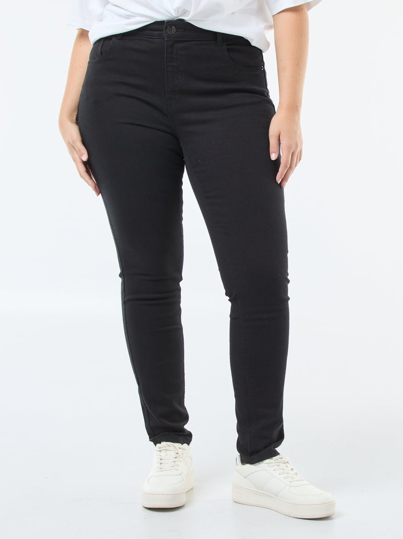 Vaquero slim de tiro alto - L28 NEGRO - Kiabi
