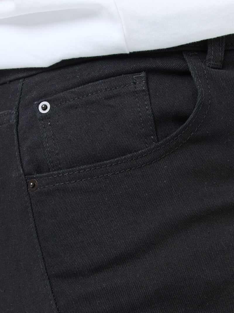 Vaquero slim de tiro alto - L28 NEGRO - Kiabi