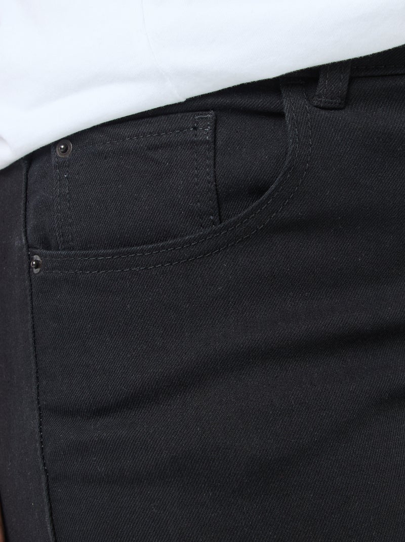 Vaquero slim de tiro alto - L32 NEGRO - Kiabi