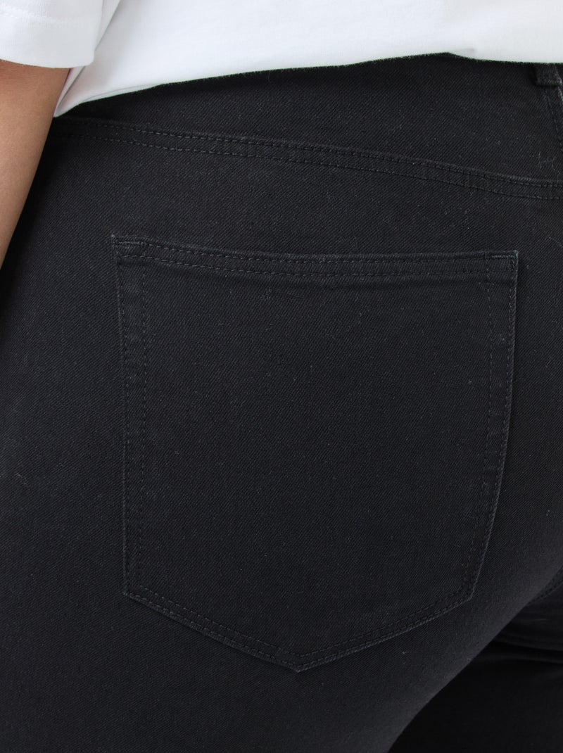 Vaquero slim de tiro alto - L32 NEGRO - Kiabi