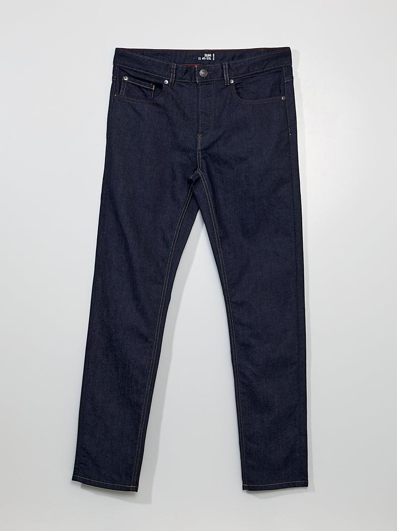 Vaquero slim de tiro estándar  - L32 AZUL - Kiabi