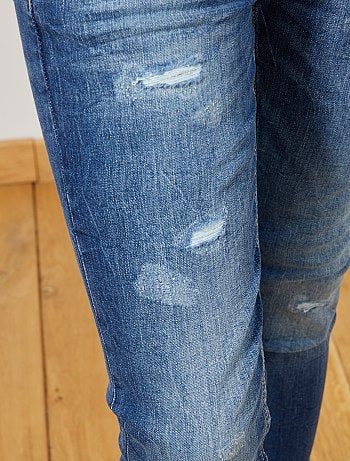 Vaquero slim desgastado - Kiabi