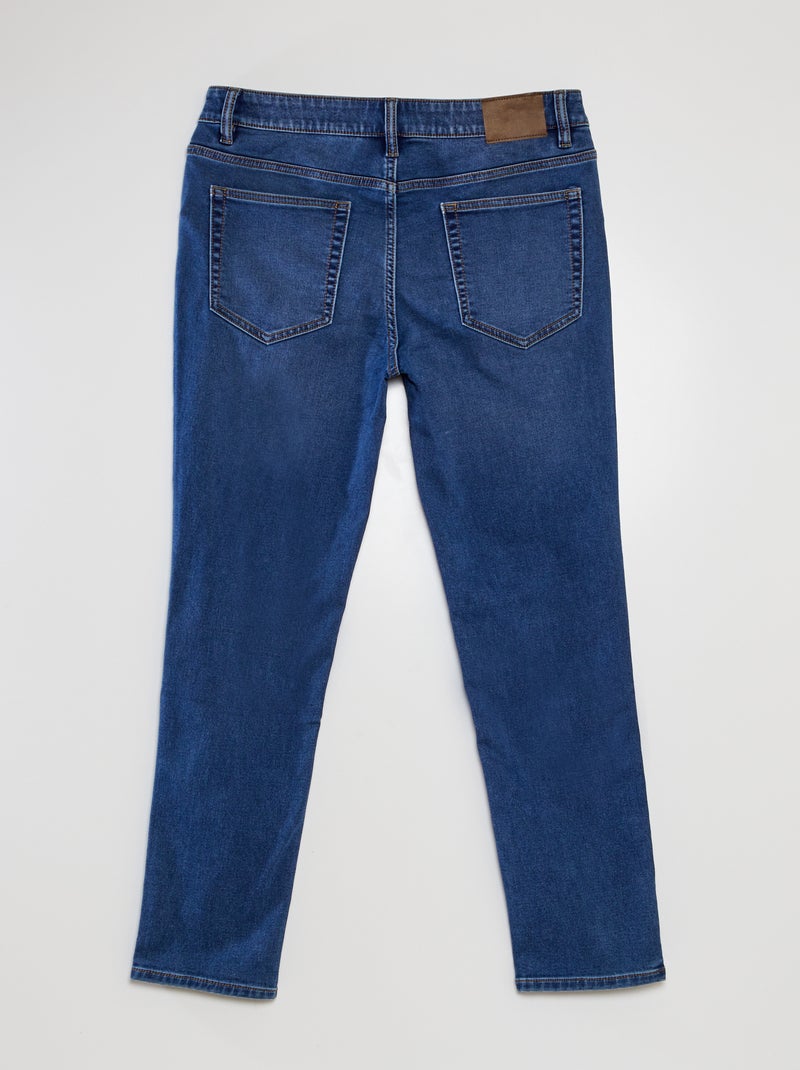 Vaquero slim elástico - L30 AZUL - Kiabi