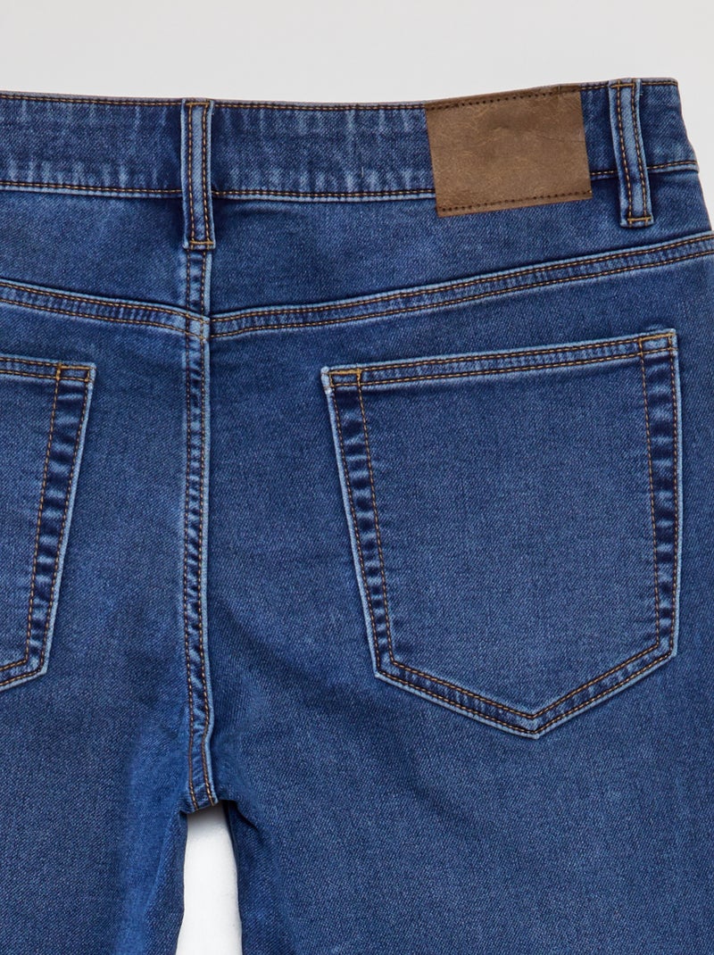 Vaquero slim elástico - L30 AZUL - Kiabi