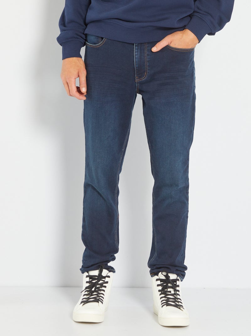 Vaquero slim elástico - L30 AZUL - Kiabi