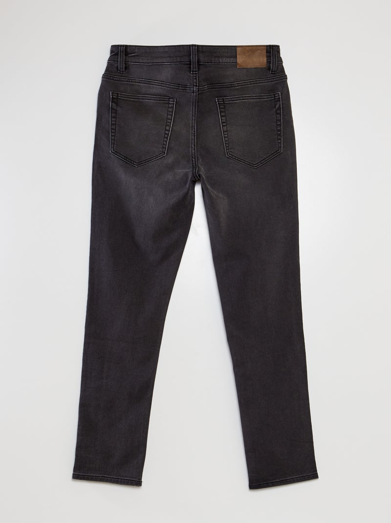 Vaquero slim elástico - L30 GRIS - Kiabi