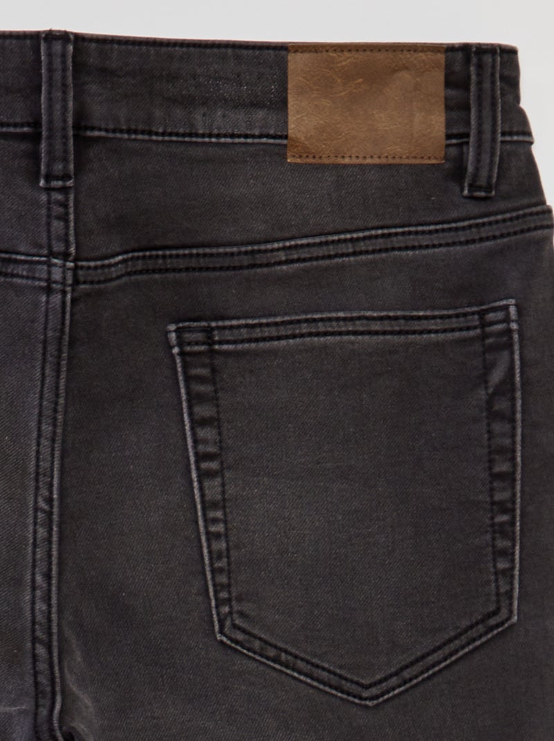 Vaquero slim elástico - L30 GRIS - Kiabi
