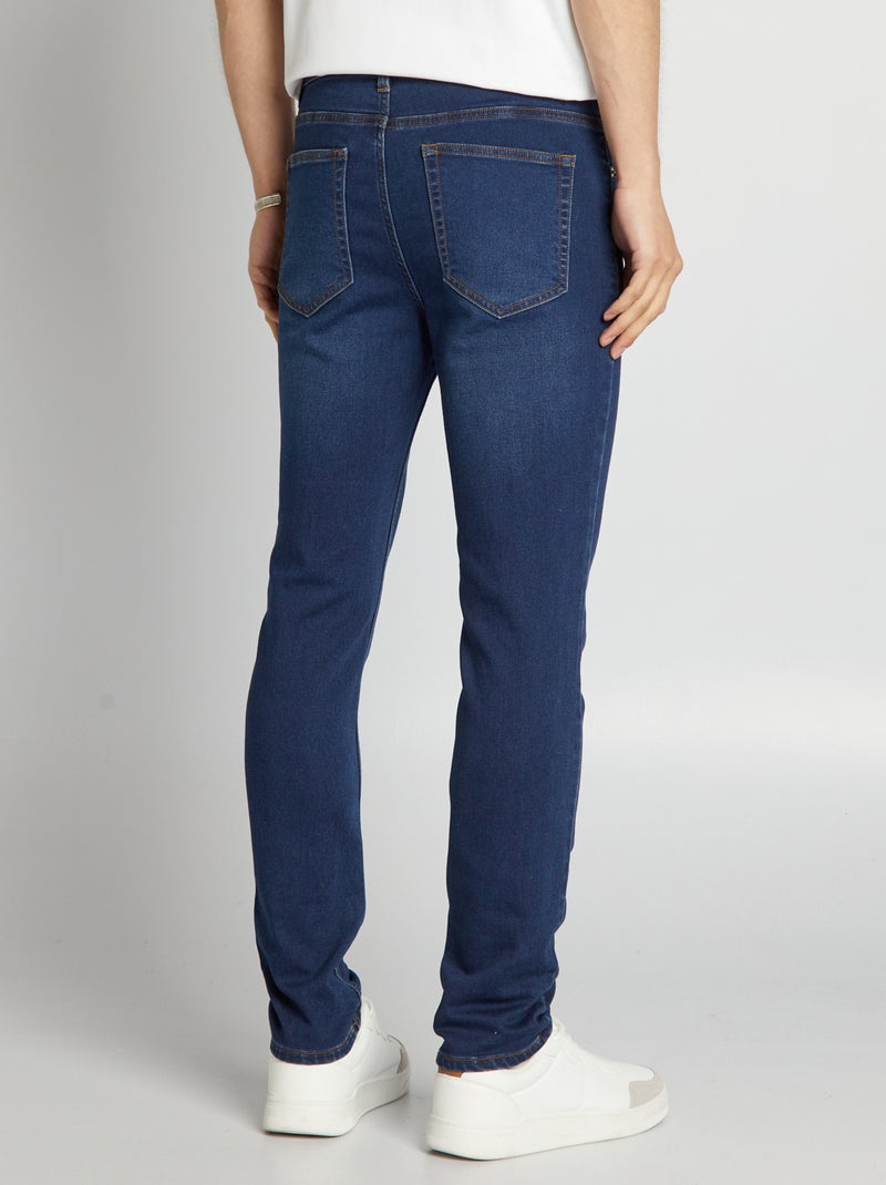 Vaquero slim elástico - L32 AZUL - Kiabi