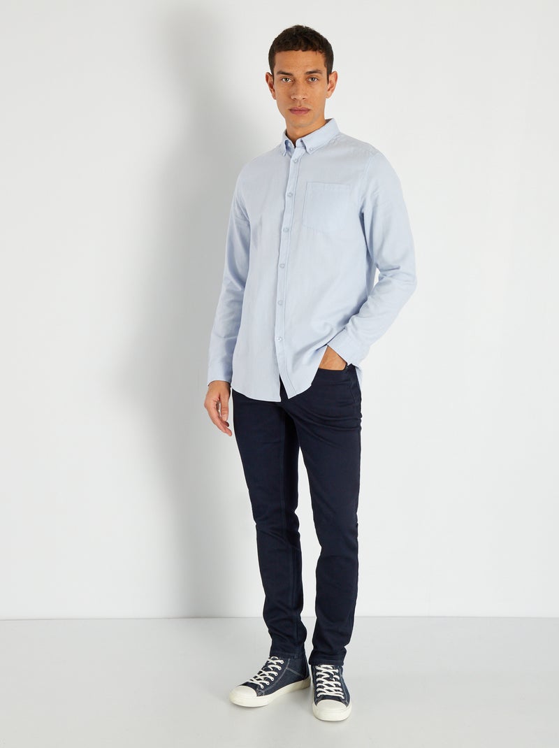 Vaquero slim elástico AZUL - Kiabi