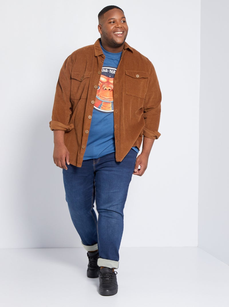 Vaquero slim elástico azul - Kiabi
