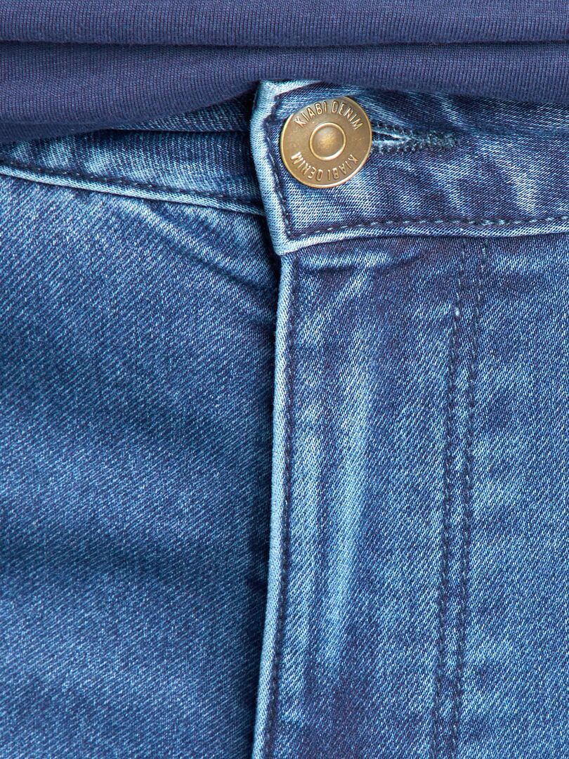 Vaquero slim elástico AZUL - Kiabi