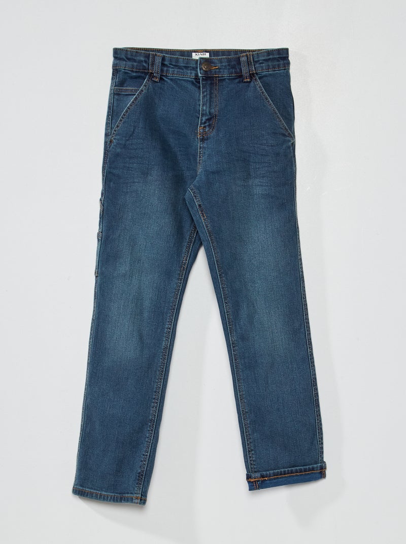 Vaquero slim elástico AZUL - Kiabi