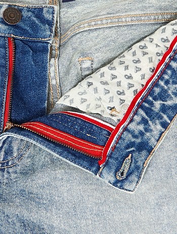 Vaquero slim elástico 'nieve' - Kiabi