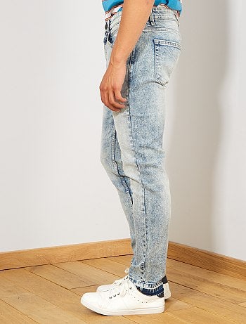 Vaquero slim elástico 'nieve' - Kiabi