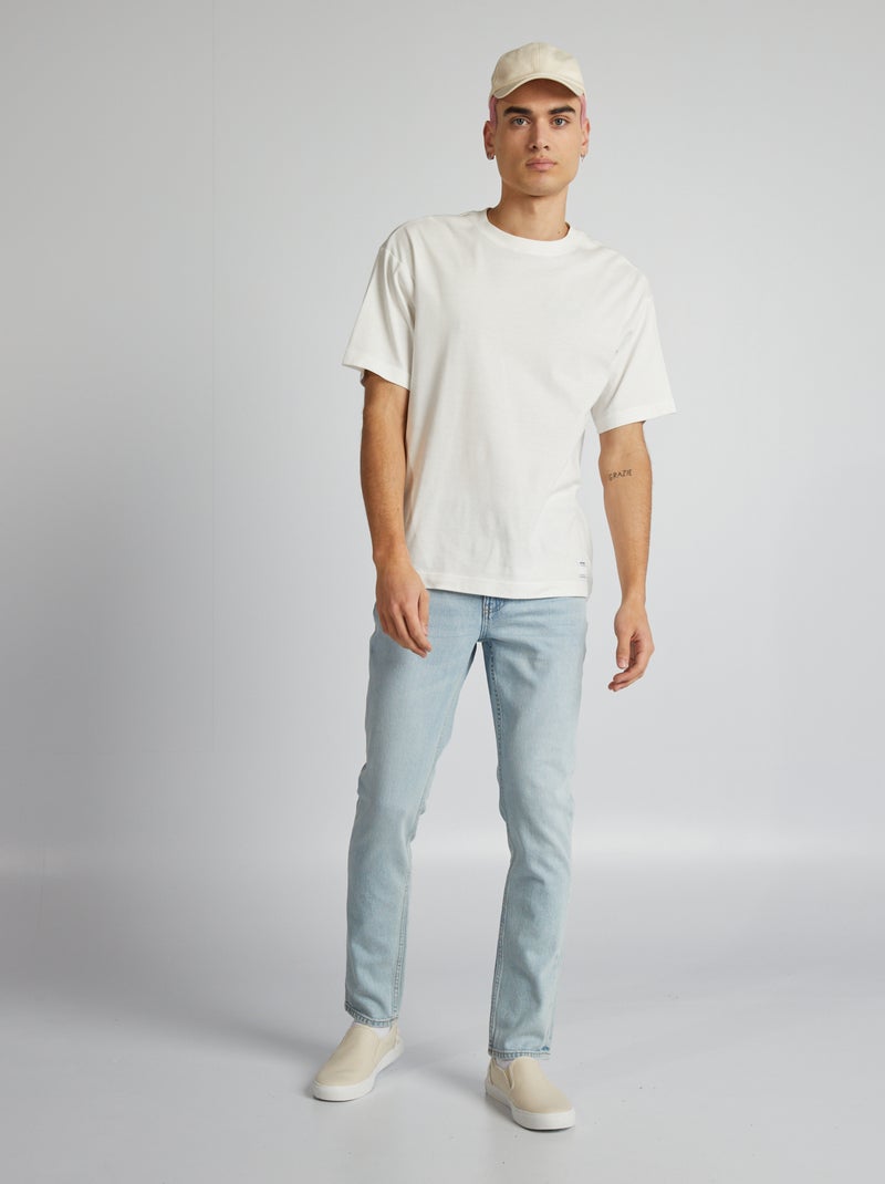 Vaquero slim fit con 5 bolsillos AZUL - Kiabi
