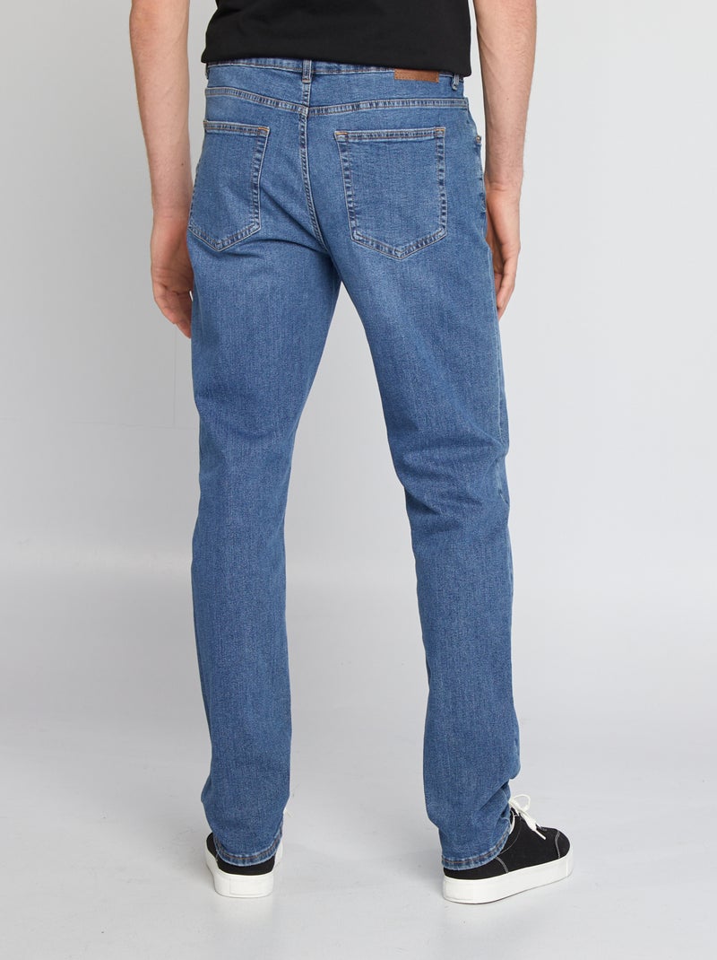Vaquero slim fit de algodón elástico  - L38 AZUL - Kiabi