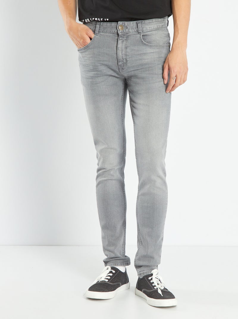 Vaquero slim GRIS - Kiabi
