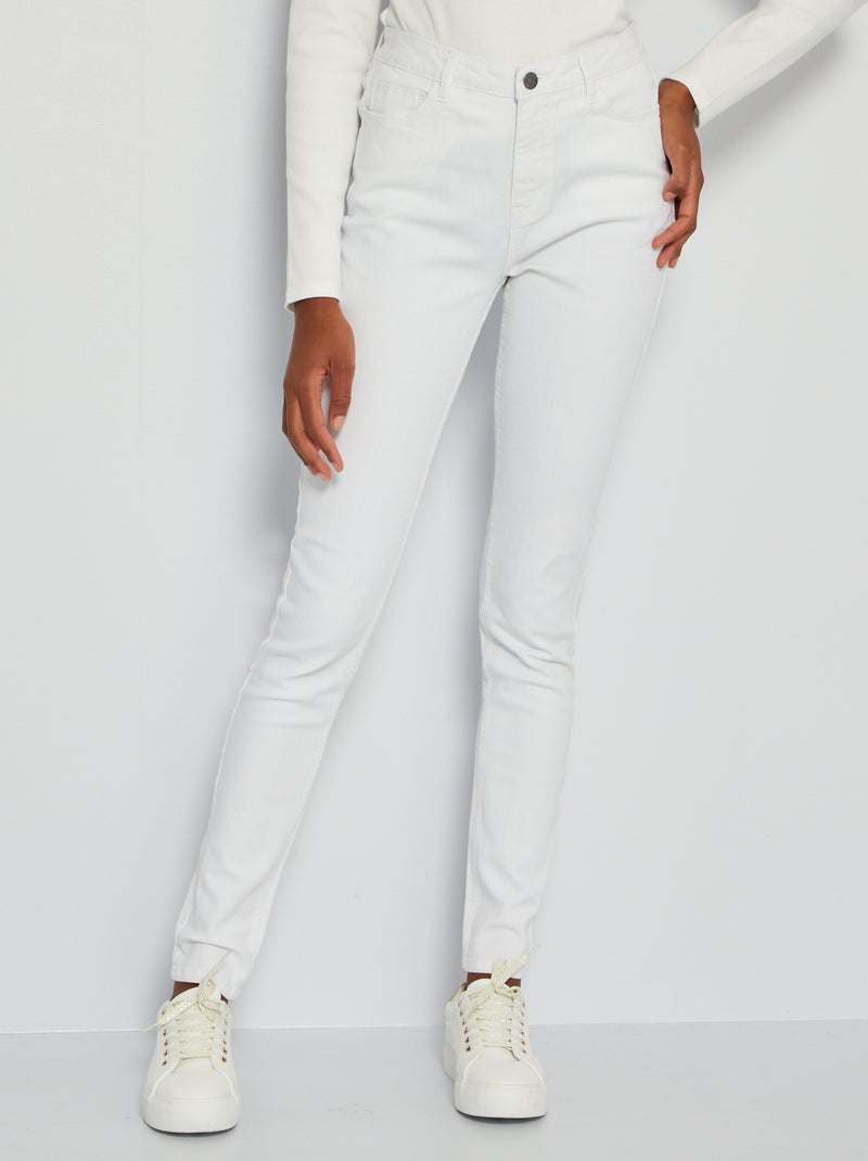 Vaquero slim L28 Blanco - Kiabi