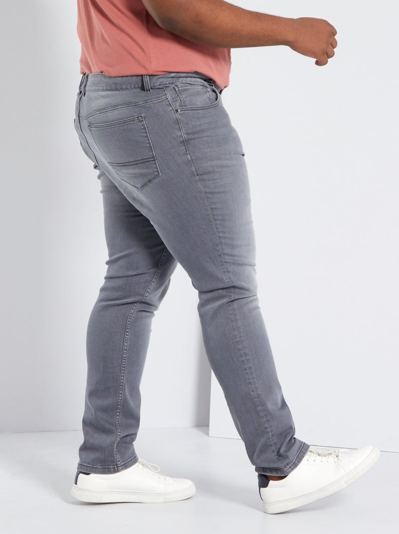 Vaquero slim L30 GRIS - Kiabi