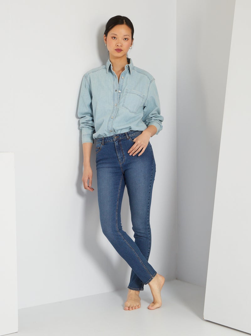 Vaquero slim L32 AZUL - Kiabi