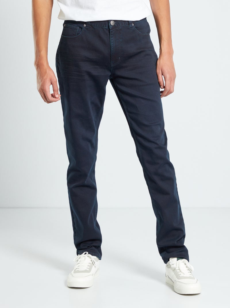 Vaquero slim L36 +1,90 m azul negro - Kiabi