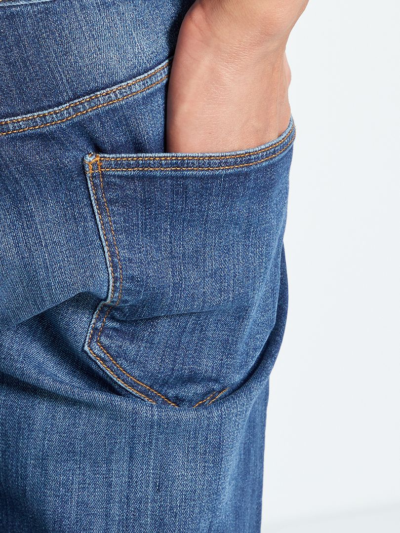 Vaquero slim L36 +1,90 m AZUL - Kiabi