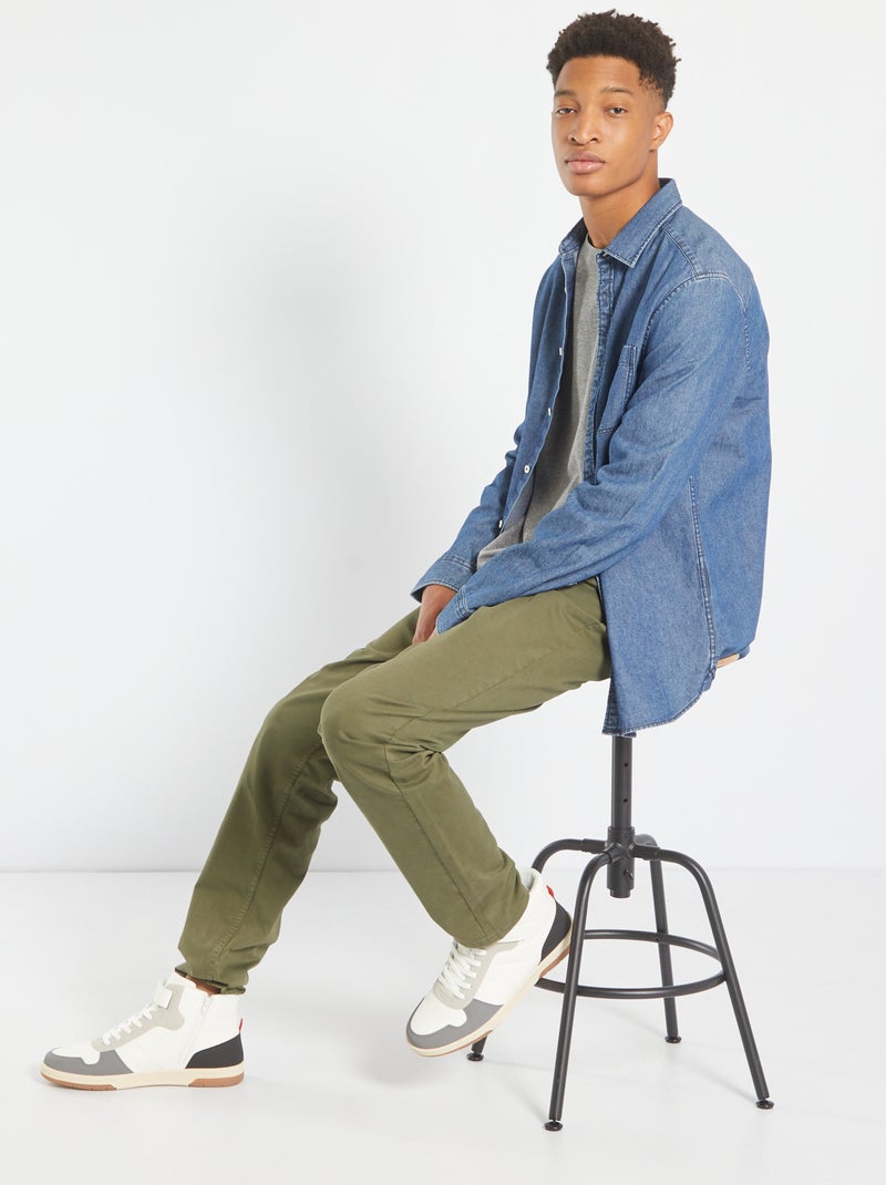 Vaquero slim L38 +1,95 m KAKI - Kiabi