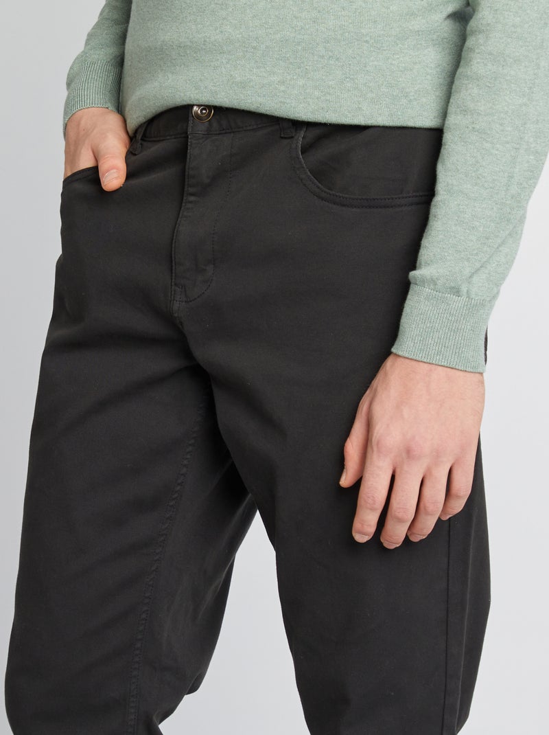 Vaquero slim L38 +1,95 m Negro - Kiabi